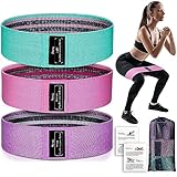 Renoj Resistance Bands, Exercise Workout Bands, Yoga Straps for Women and Men, 5 Sets of Stretch Bands for Booty Legs, Pilates Flexbands