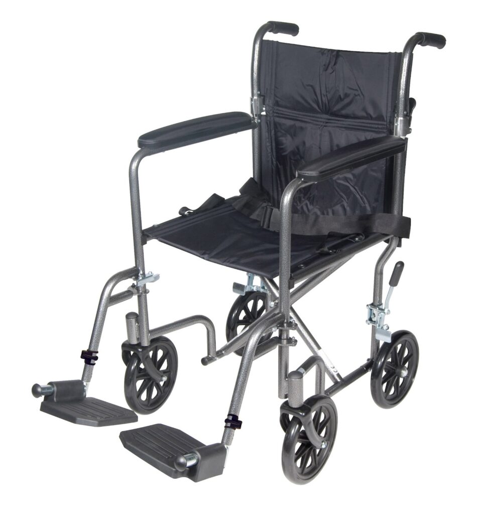Drive Medical Lightweight Folding Transport Wheelchair