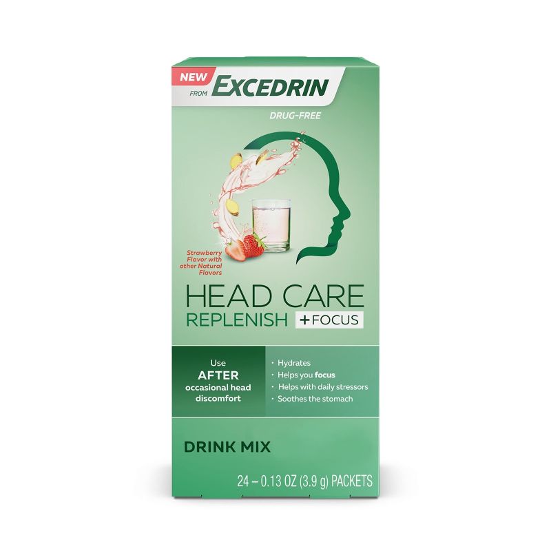 Excedrin Head Care Replenish Plus Focus Drink Mix