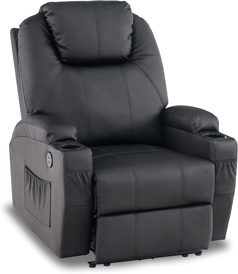 Mcombo 7050 Electric Power Heat and Massage Recliner