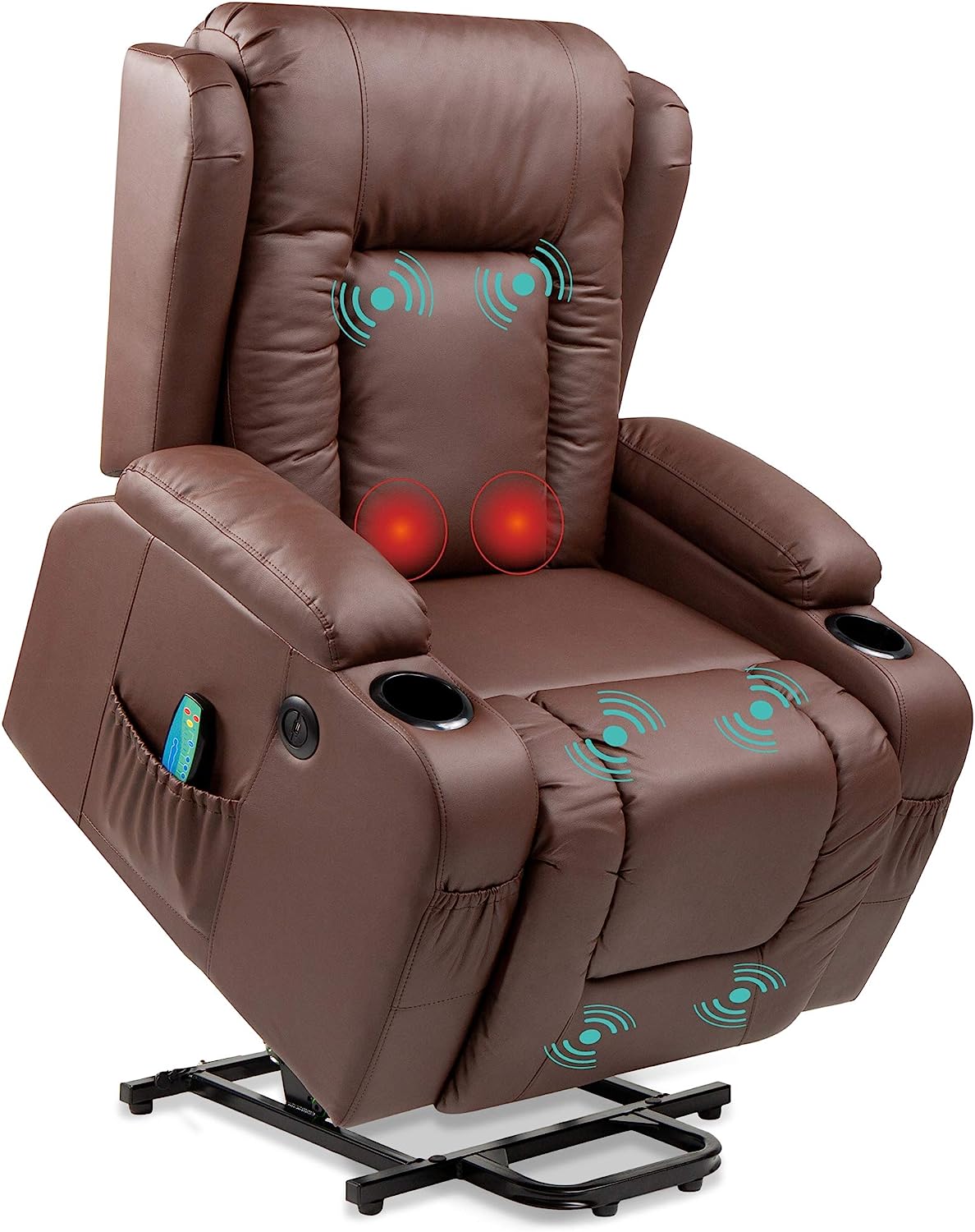 PU Leather Electric Power Lift Chair