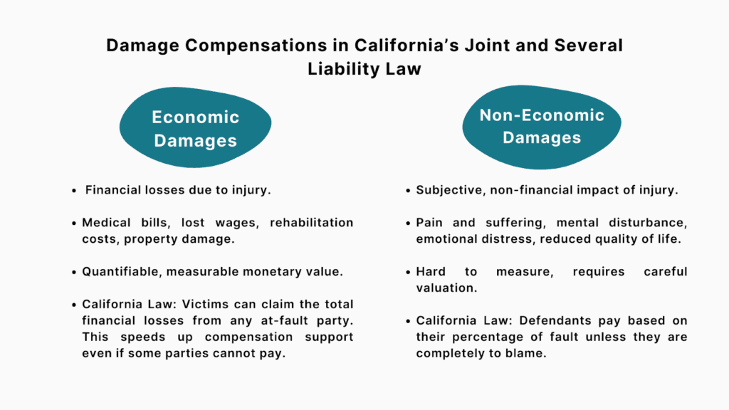 Damage Compensations in California's Joint and Several Liability Law
