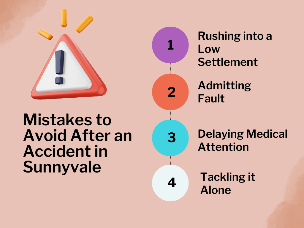 Mistakes to Avoid After an Accident in Sunnyvale
