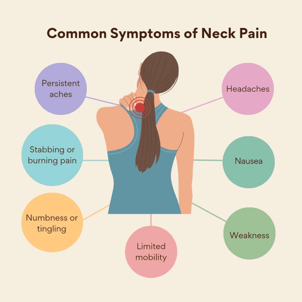 Common Symptoms of Neck Pain
