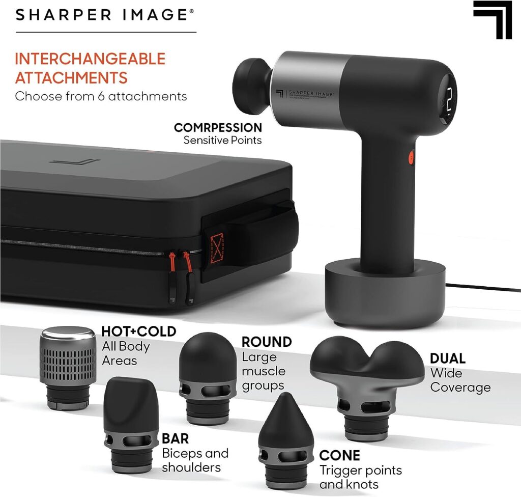 Six Specialized Attachments Sharper Massager
