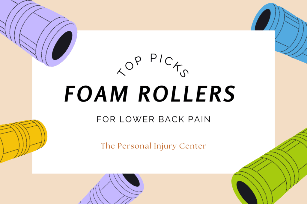 Foam roller for lower back pain